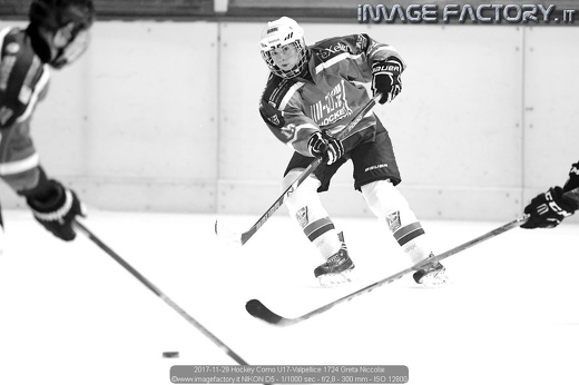 2017-11-29 Hockey Como U17-Valpellice 1724 Greta Niccolai